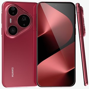 Huawei Pura 80 Pro Plus Glazed Red 3D