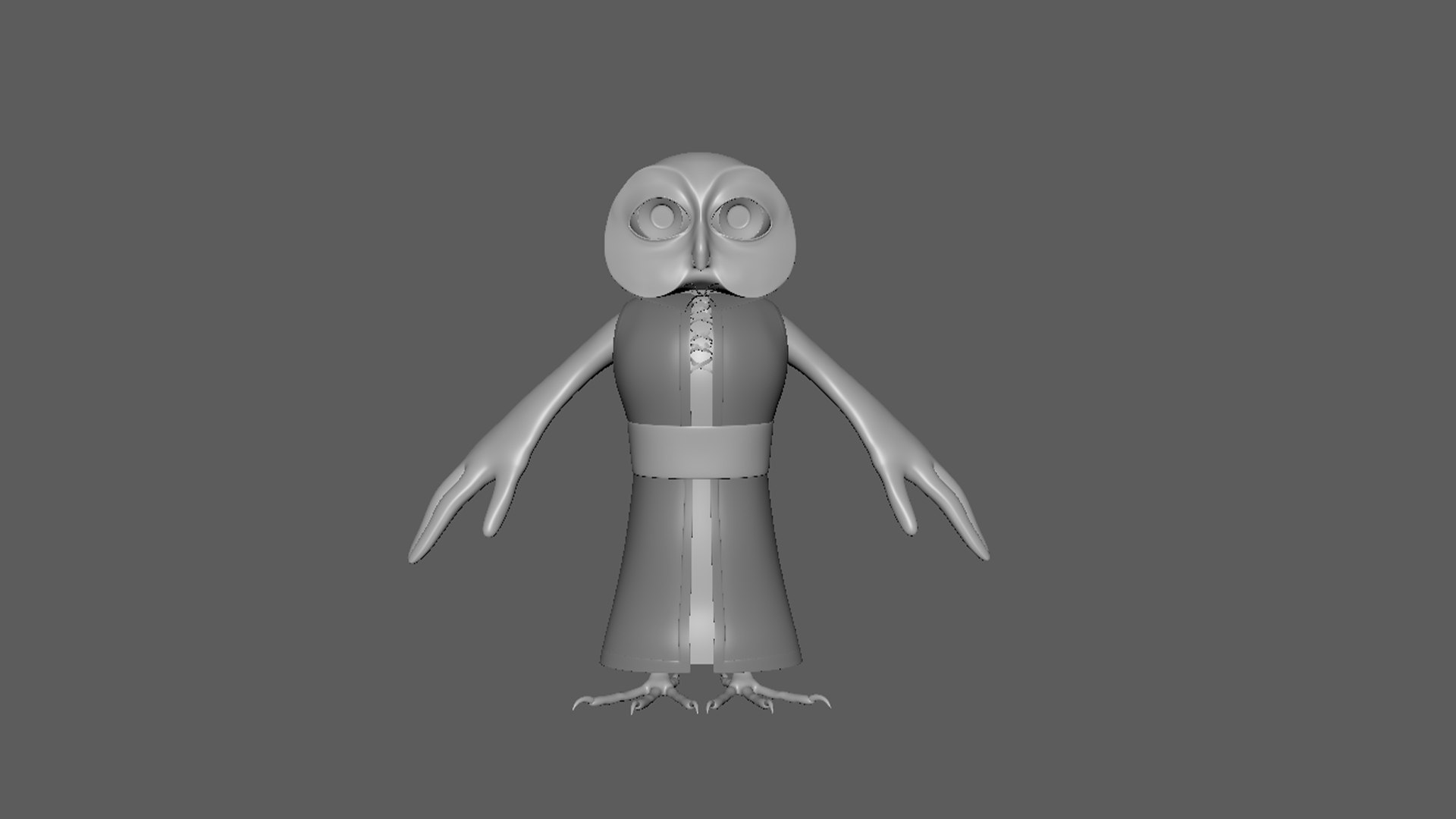 Cartoon Owl- base mesh model - TurboSquid 2183166