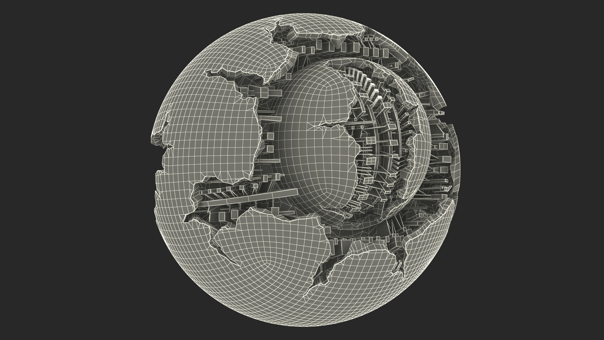 3D Obsidian Relic Sphere Model - TurboSquid 2368889