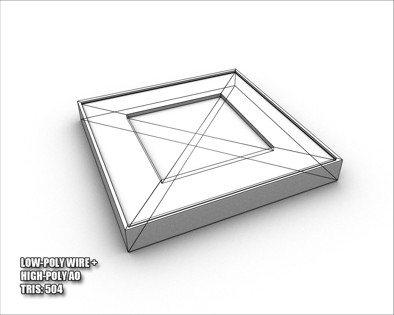 3d frames picture model