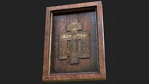 A kiosk for an ancient cross