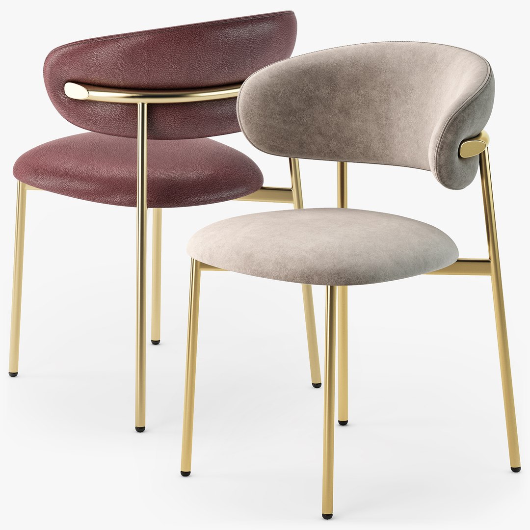 3D Calligaris Oleandro Metal Chair Model TurboSquid 1843553