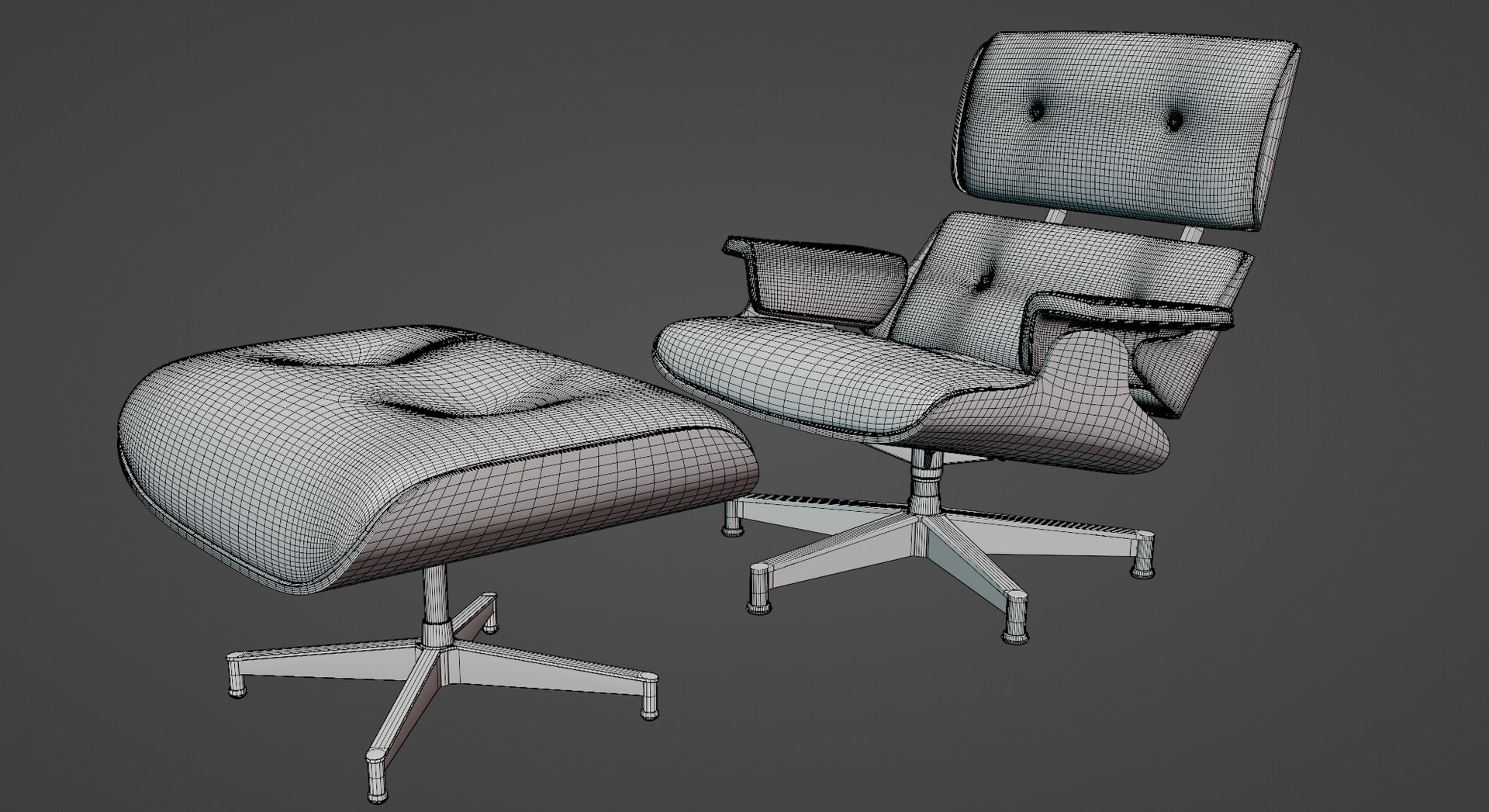 Eames Lounge Chair Model - TurboSquid 1935469