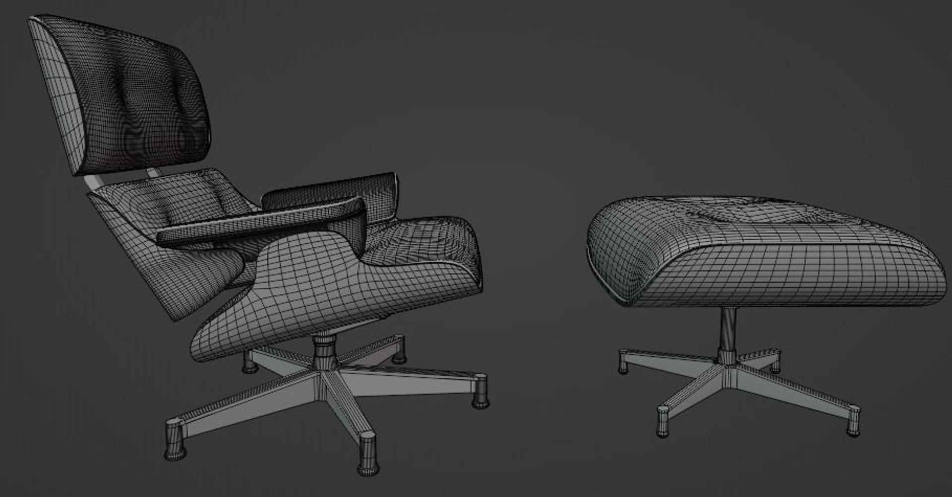 Eames Lounge Chair Model - TurboSquid 1935469