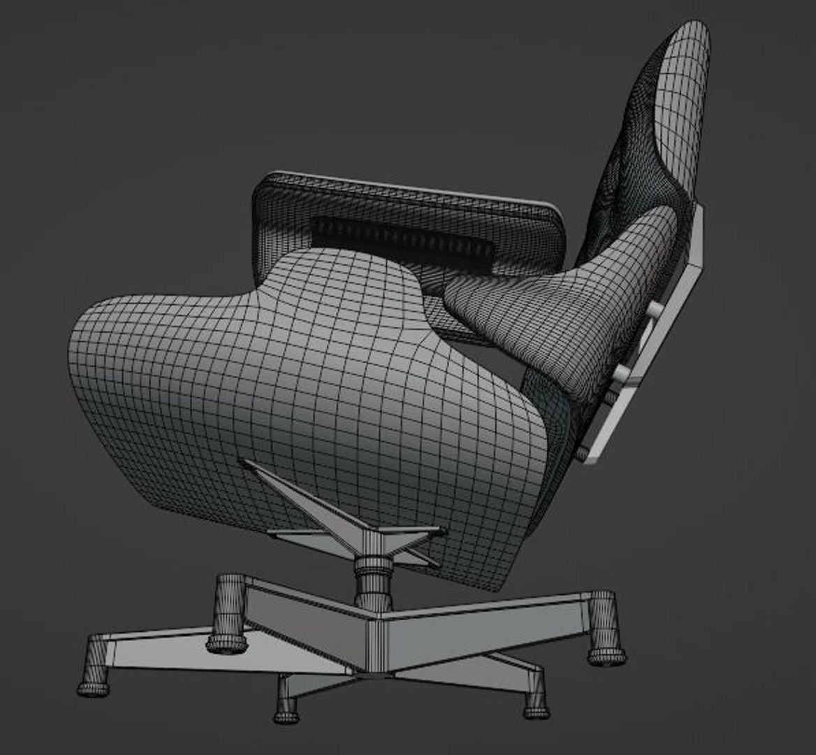 Eames Lounge Chair Model - TurboSquid 1935469
