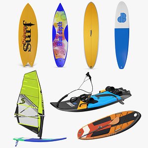 3D Surfboards Collection 5