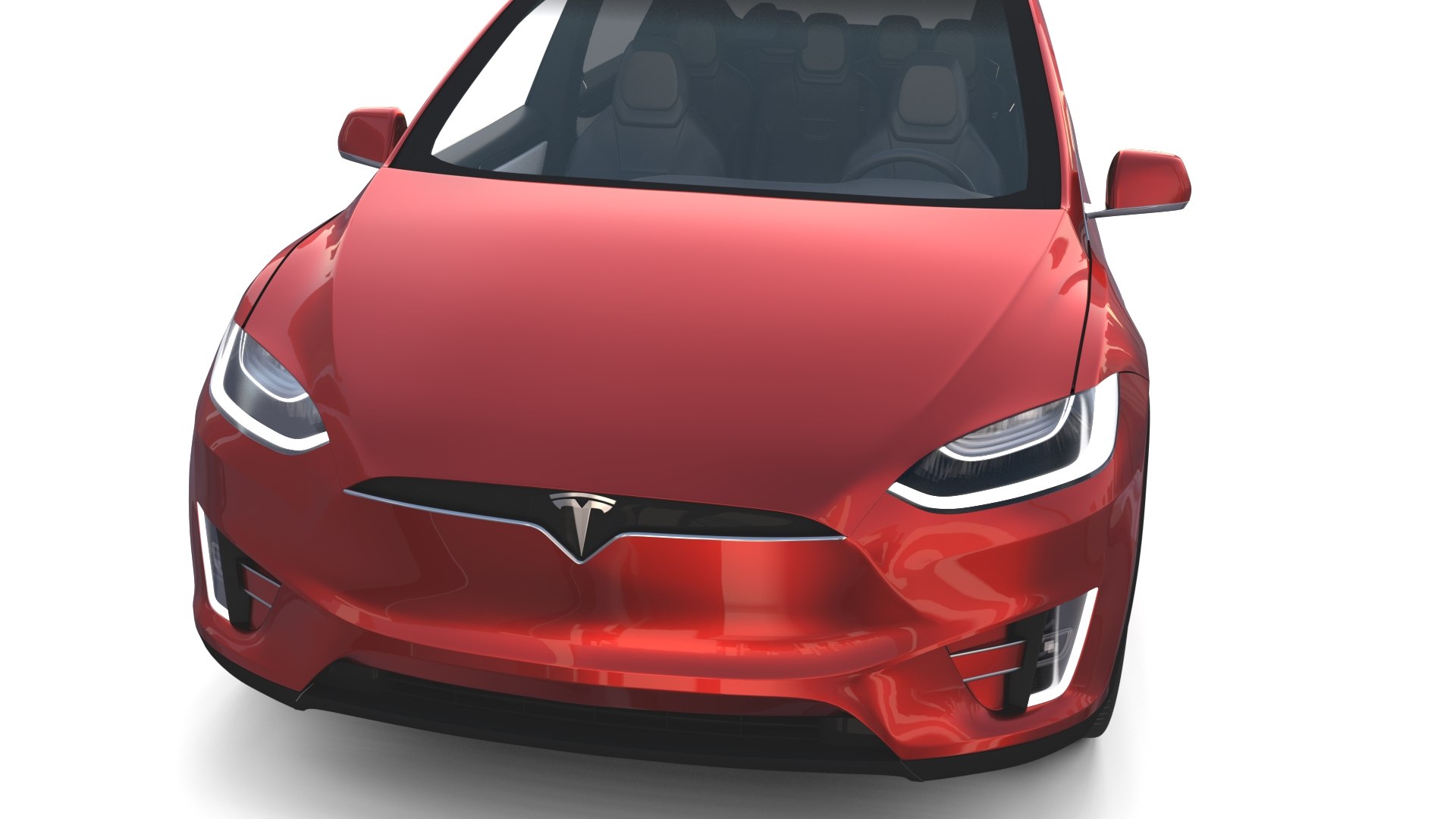 Tesla x interior modeled 3D model - TurboSquid 1209100