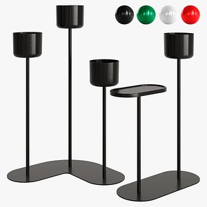 Alle Corner Set by Skandiform 3D model