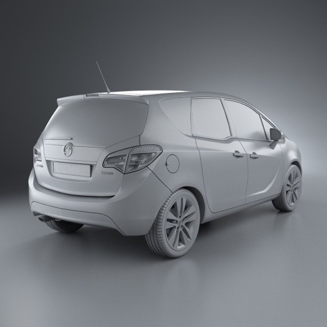 3d vauxhall meriva 2011