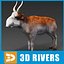 saiga antelope 3d 3ds