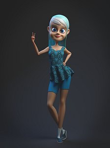lyra heartstrings 3D model