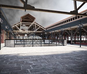3D model tobacco dock london