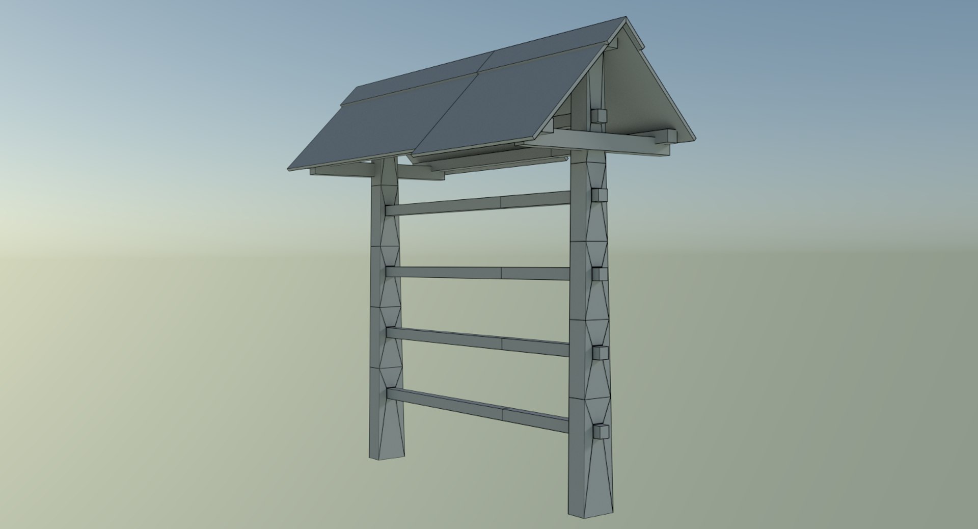 3d hay drying rack