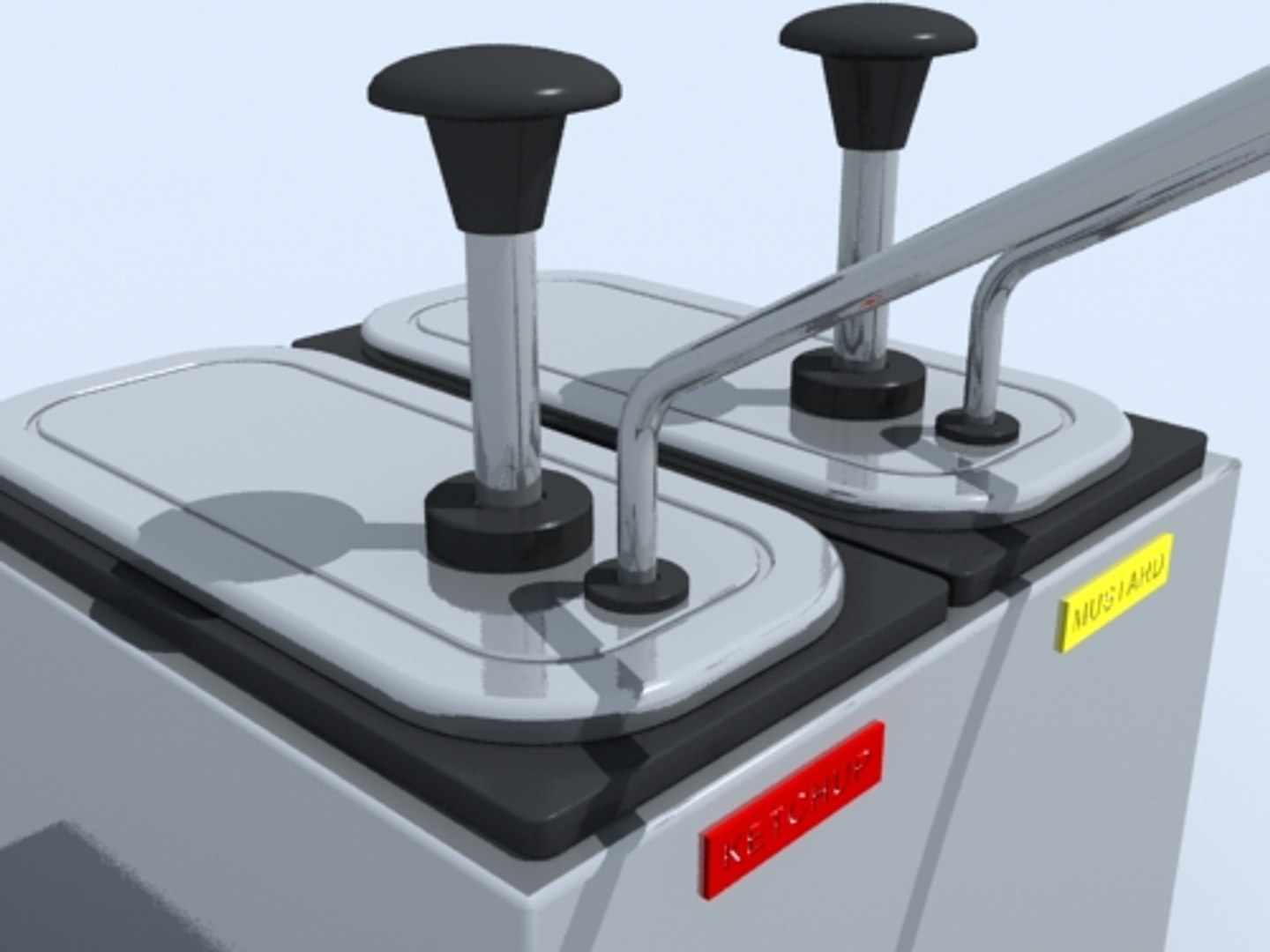 napkin dispenser condiment 3d model