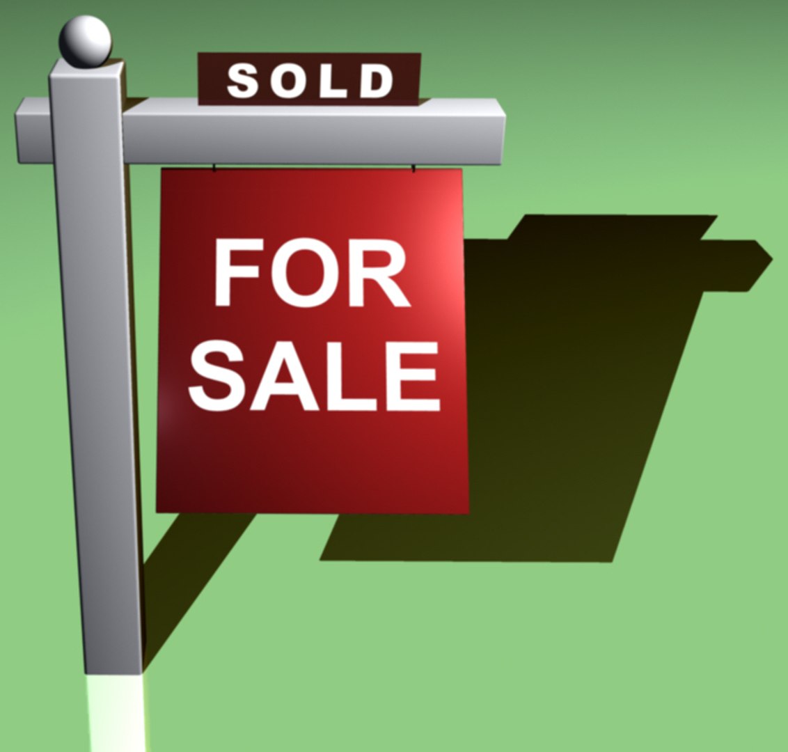3d Real Estate Sign Model