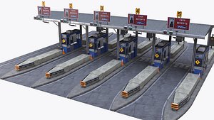 Toll Booth 3D model