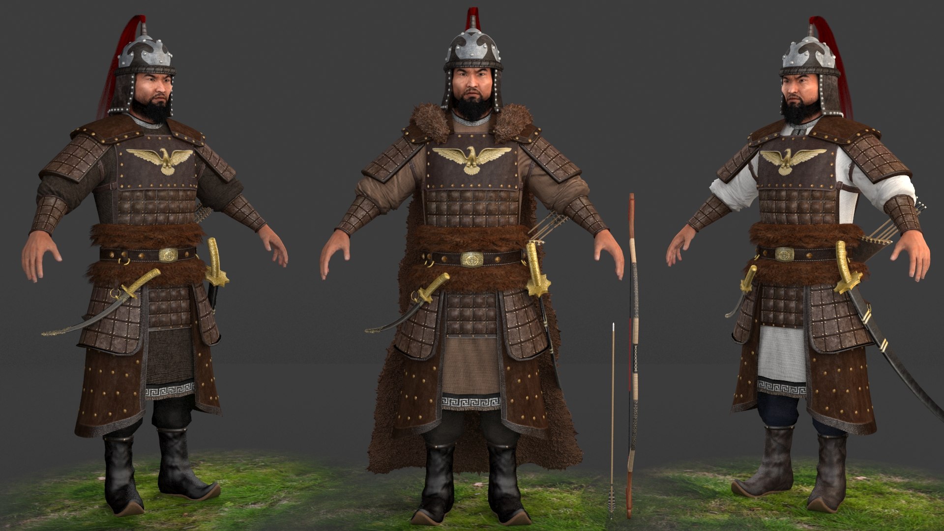 genghis khan armor