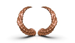 HORN 11 high poly sculpt 3D model
