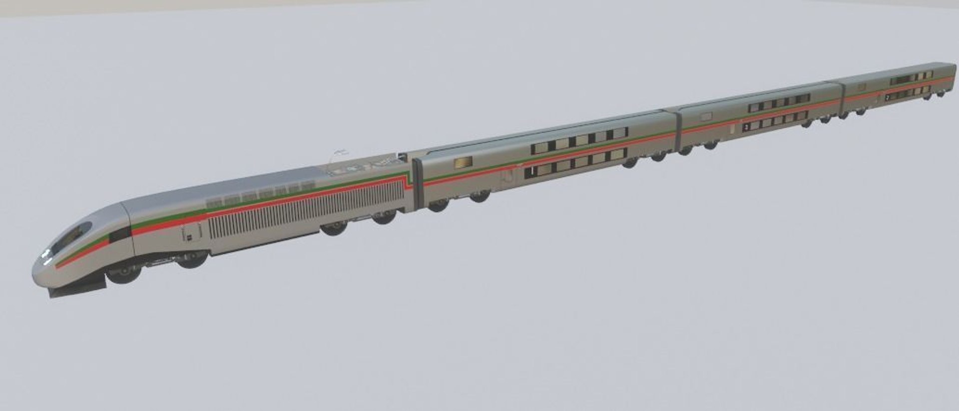 3D Model TGV TRAIN Alboraq ONCF 3D Model - TurboSquid 1835500
