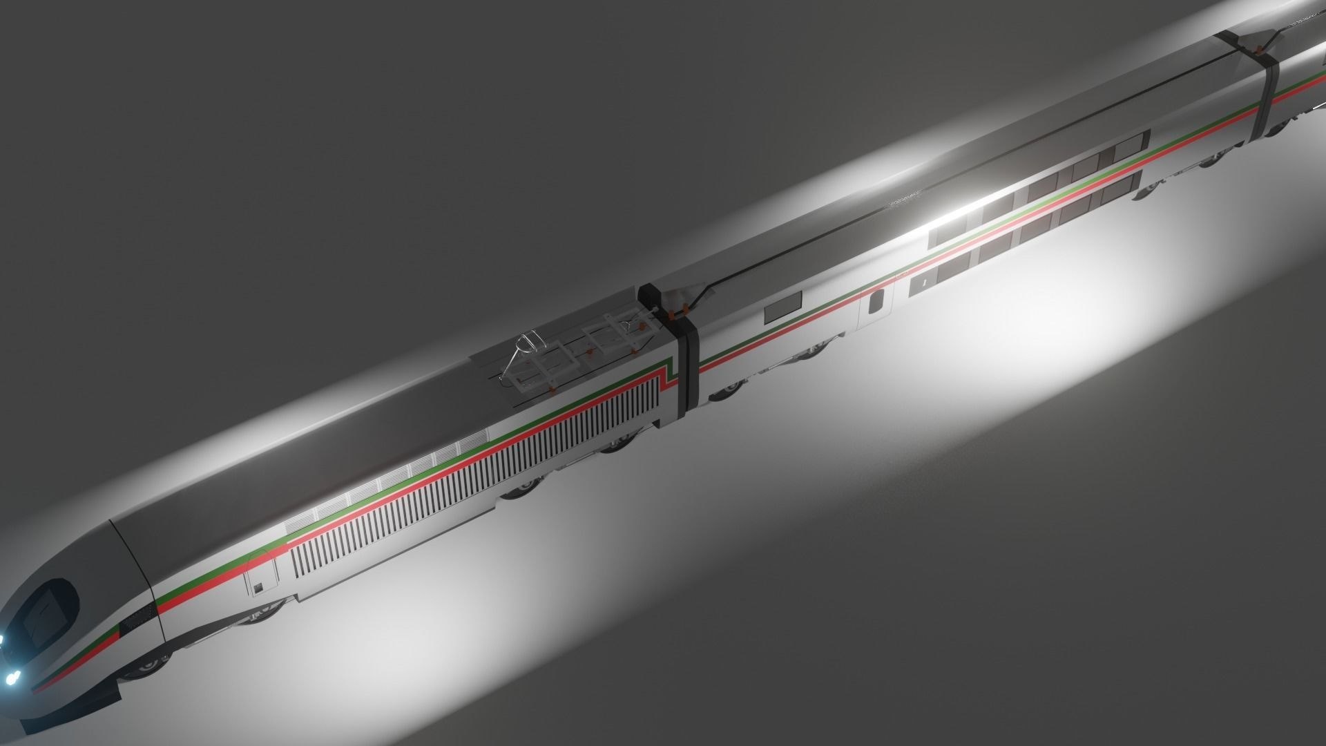 3D Model TGV TRAIN Alboraq ONCF 3D Model - TurboSquid 1835500
