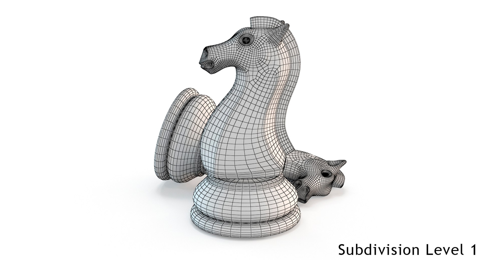 Chess knight model - TurboSquid 1247020
