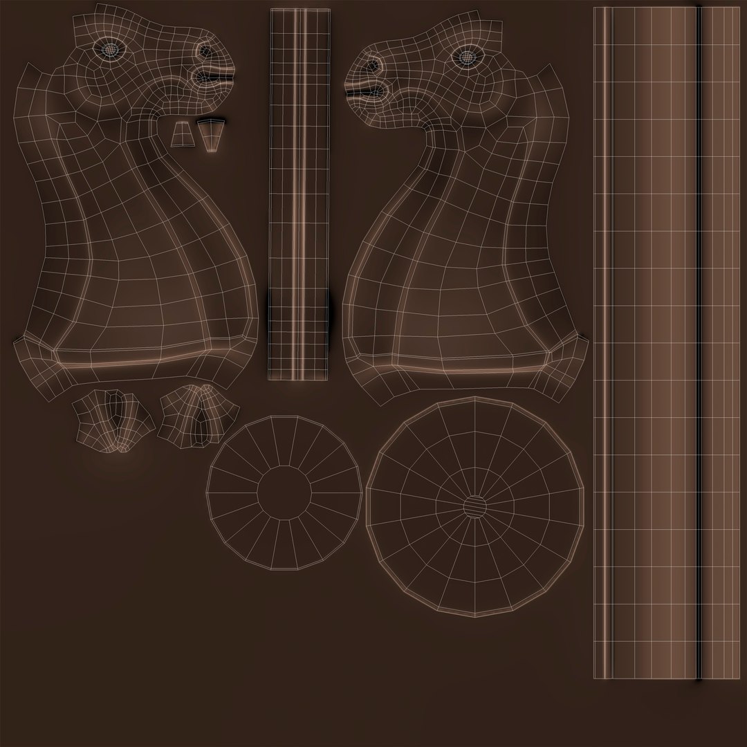 Chess knight model - TurboSquid 1247020