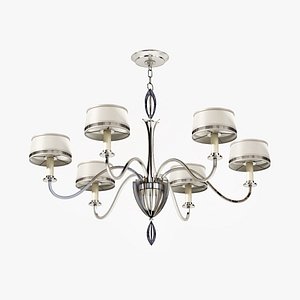 fine lamps staccato silver 3d model