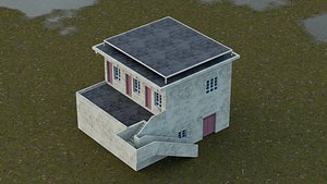 Rural self-built house 3D