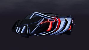 Car Style Bladerunner 3D model