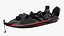 Nitro Z16 Angling Deck Boat Red Black Rigged for Cinema 4D