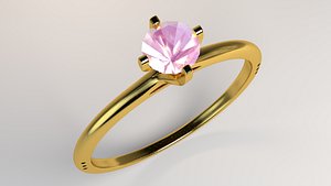 diamond ring 3D model