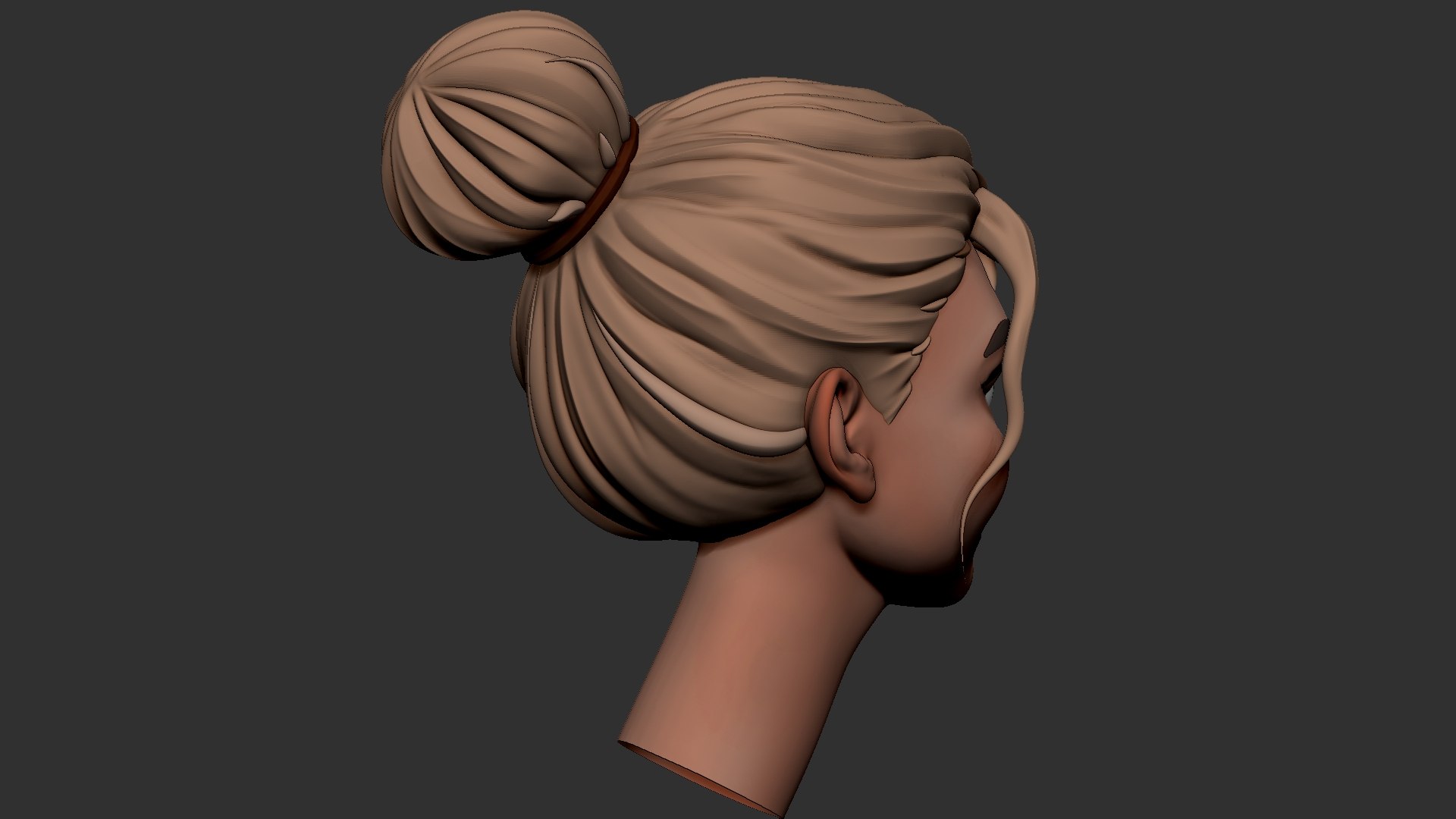 Cartoon Female Character BaseMesh 01 3D Model - TurboSquid 2203831