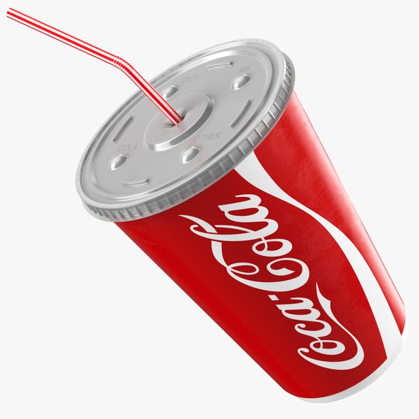 Drink Cup Cocacola 3D model