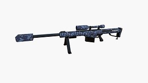 Anti-Drone Sniper Gun J09 - SciFi Jamming Weaponry