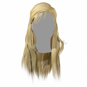 long hair hair style girl short hair cape collection VR / AR / low