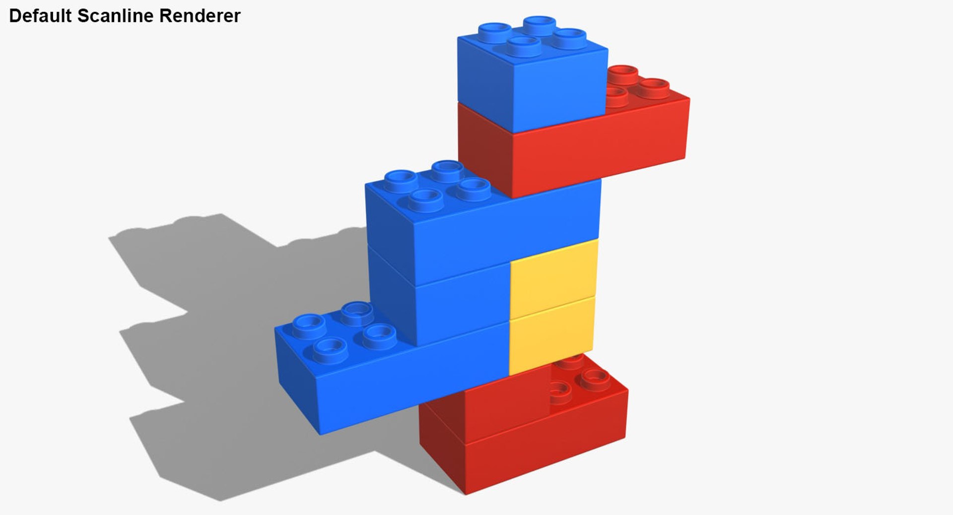 Realistic Lego Bricks 2 3d Model