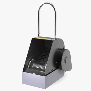 Black Industrial Boot Cleaner 3D