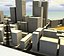 Scène de la ville Lowpoly