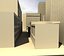 Scène de la ville Lowpoly