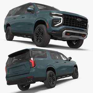3D 2025 Chevrolet Suburban Z71 4WD