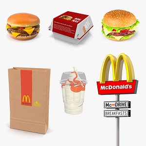 McDonalds Food Collection 3 model