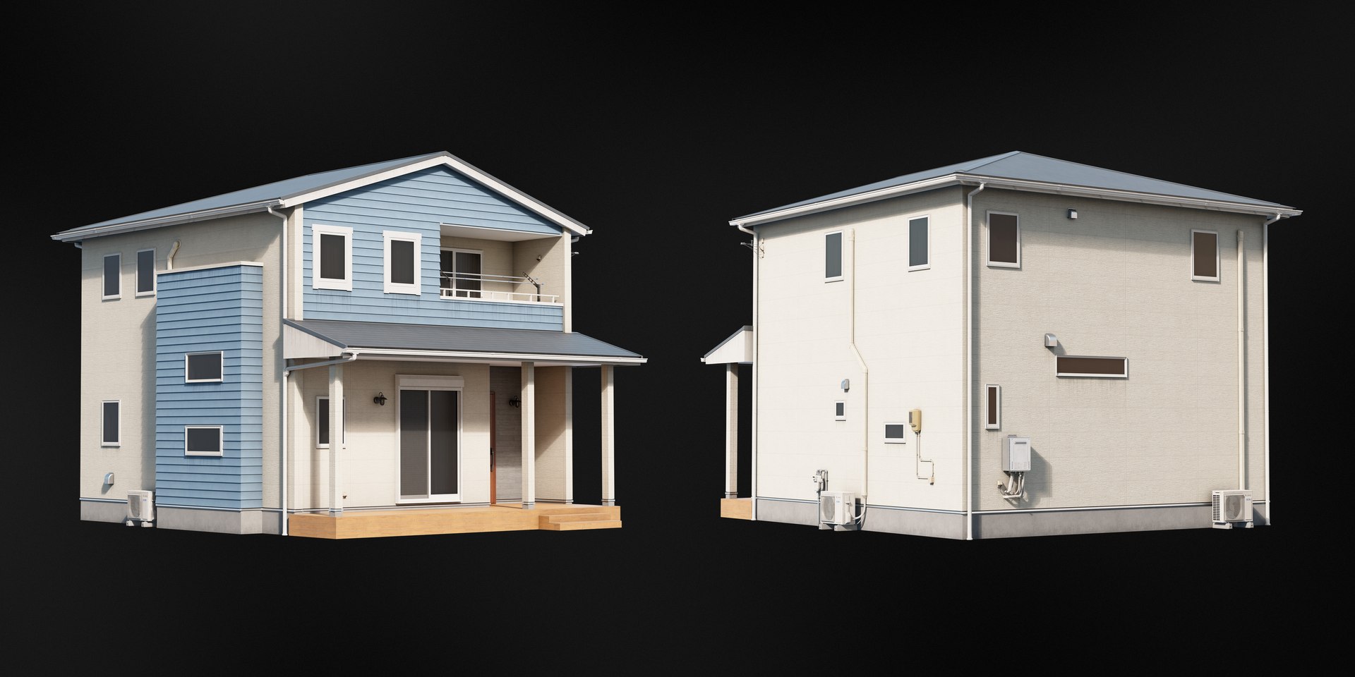 3D model Japanese Modern House - TYO-FS Series - Bundle 4 Models https://p.turbosquid.com/ts-thumb/BI/xyVvw0/0T/preview_jmhtyofs02_01/jpg/1727477804/1920x1080/fit_q87/fd0156e9629532a721db0ee03214dd3b830b6a43/preview_jmhtyofs02_01.jpg