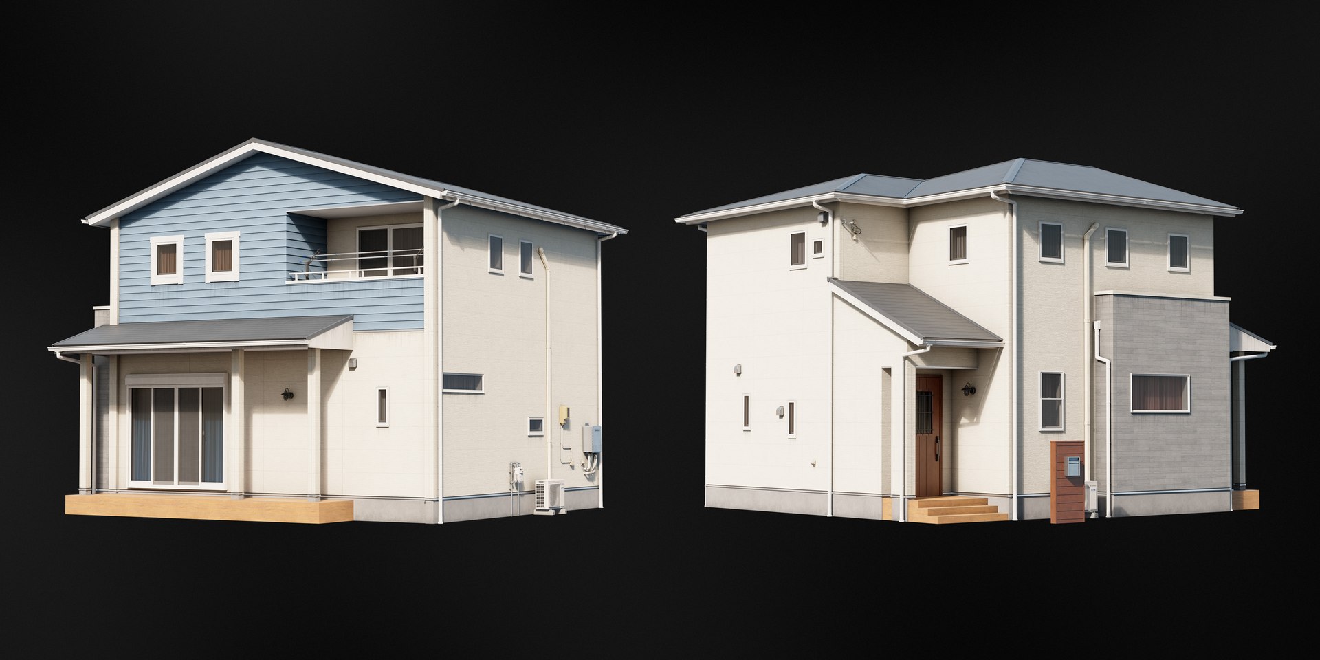3D model Japanese Modern House - TYO-FS Series - Bundle 4 Models https://p.turbosquid.com/ts-thumb/BI/xyVvw0/Hl/preview_jmhtyofs01_03/jpg/1727477751/1920x1080/fit_q87/e011d2632080e2a928d7dc639c4e20744c0601cf/preview_jmhtyofs01_03.jpg
