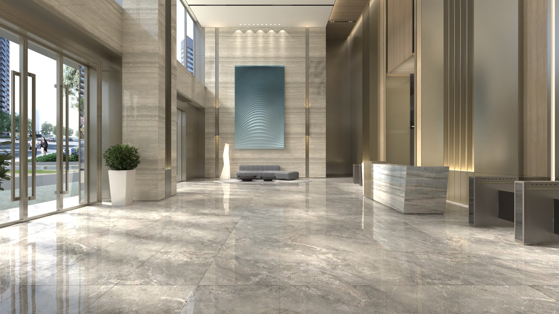 3D Modern Hall 51 - TurboSquid 2341760