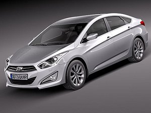 3d hyundai i40 sonata 2012