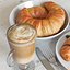breakfast with croissant