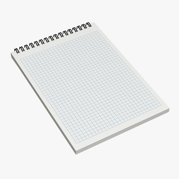 Notebook 02 3D - TurboSquid 1968173