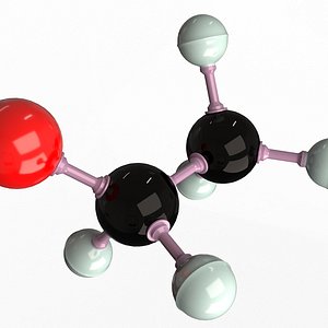 Ethanol Molecule model