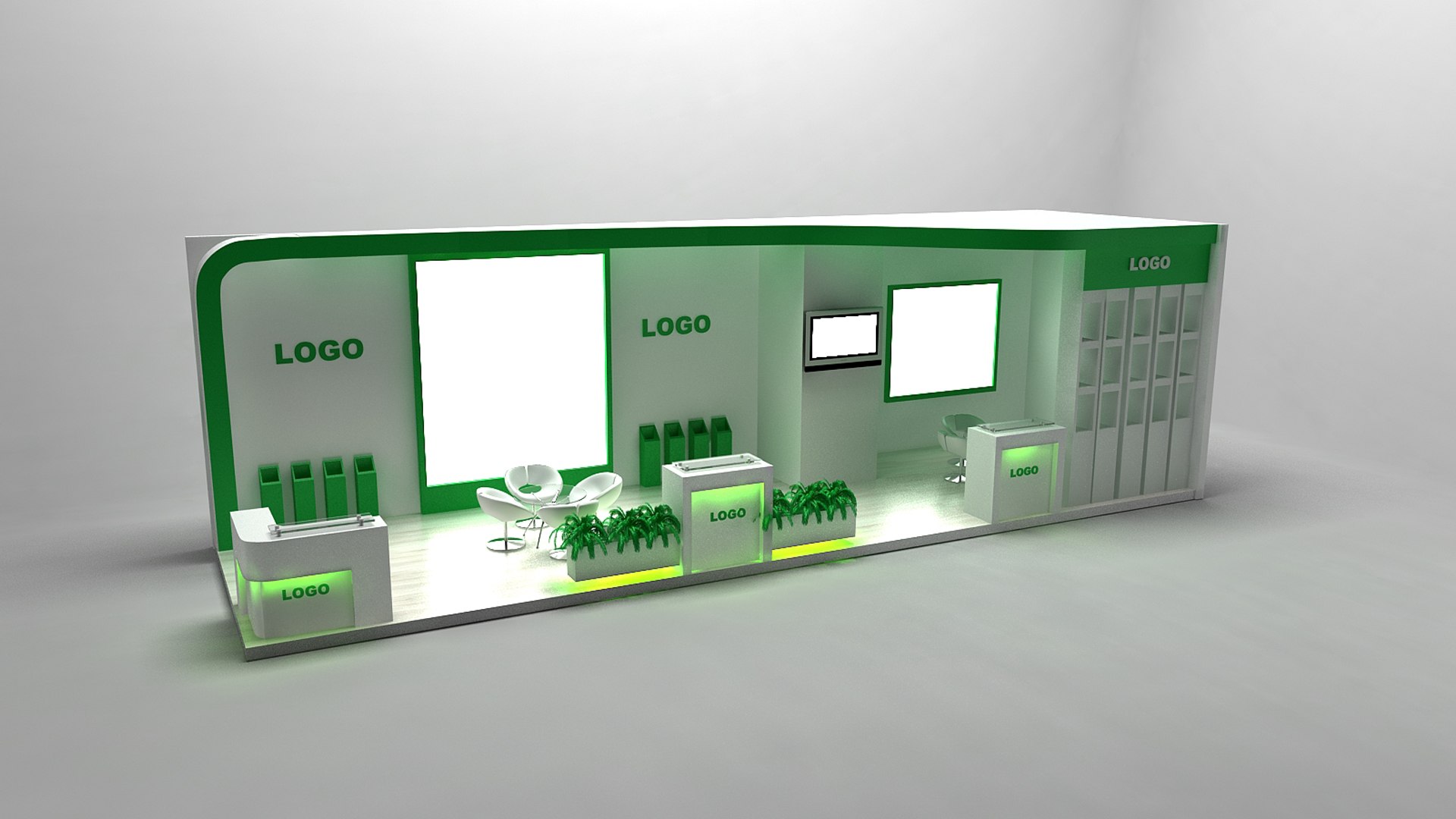Booth Design1 3D - TurboSquid 2166709