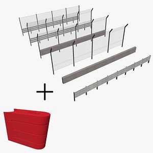 Game Ready Tecpro and Race track barriers set